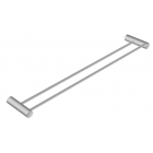 Lucid Pin Brushed Nickel 600mm Double Towel Rail